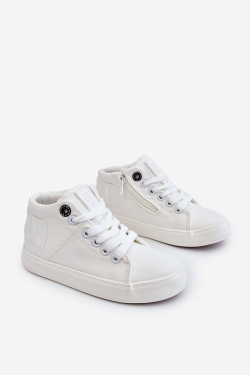 Dziecięce Klasyczne Wysokie Trampki Big Star LL374002 Białe