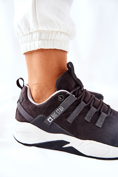 Sportowe Buty Memory Foam Big Star II274255 Szare