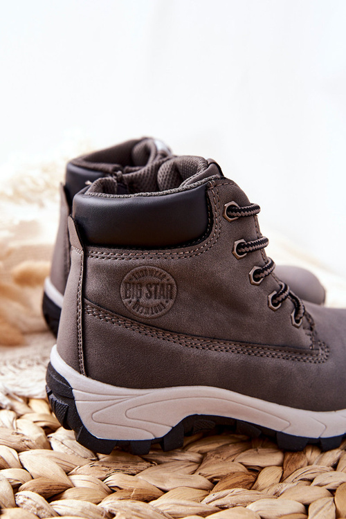 Dziecięce Buty Trekkingowe Big Star II374102 Szary