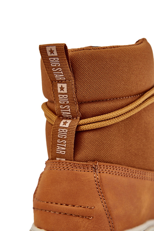 Męskie Botki Trapery Memory Foam Big Star KK174203 Camel