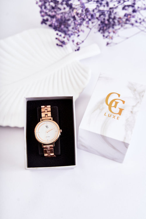 Damski Zegarek GG Luxe Różowe Złoto 