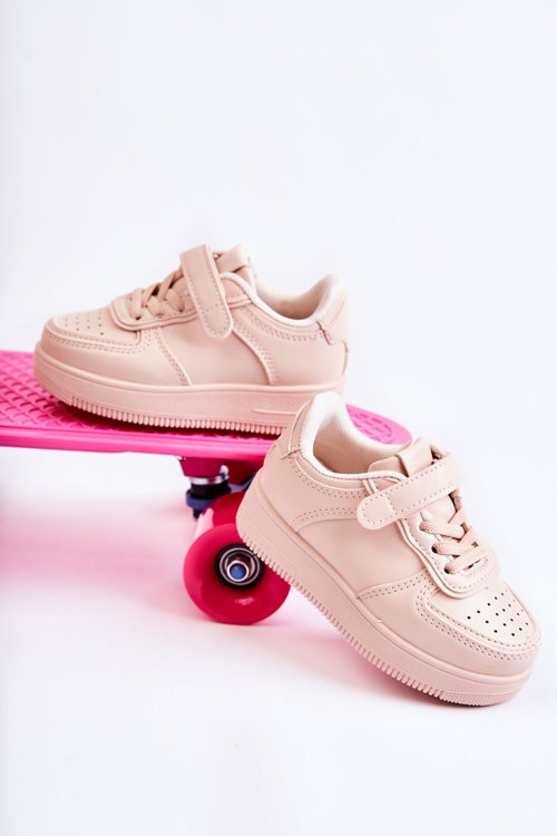Dziecięce Buty Sportowe Na Rzepy Różowe Elike