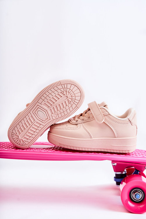 Dziecięce Buty Sportowe Na Rzepy Różowe Elike