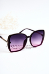 Klasyczne Okulary Przeciwsłoneczne V160023 Czarno-Różowe