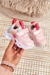 Sportowe Buty Dziecięce Świecące Różowe ABCKIDS B011105220